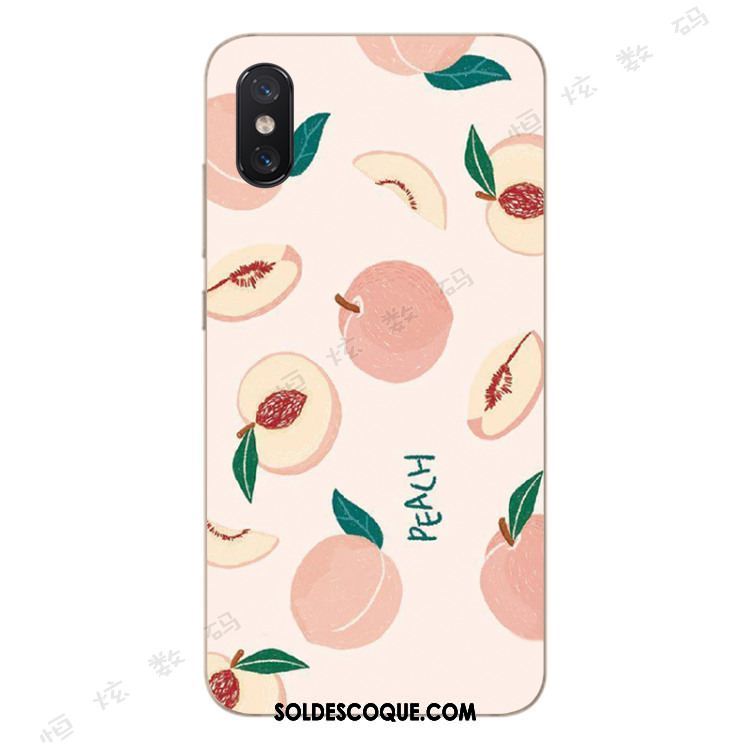 Coque Xiaomi Mi 8 Pro Fluide Doux Créatif Incassable Jaune Silicone Pas Cher