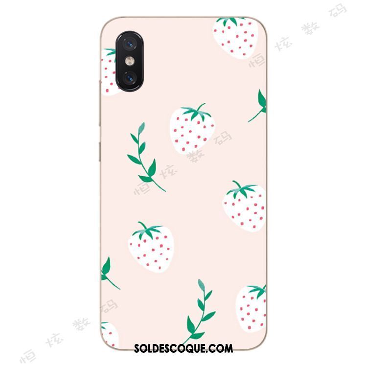 Coque Xiaomi Mi 8 Pro Fluide Doux Créatif Incassable Jaune Silicone Pas Cher