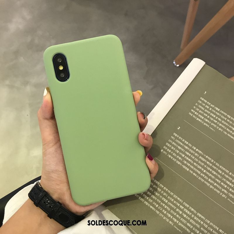 Coque Xiaomi Mi 8 Pro Incassable Business Simple Étui Silicone Pas Cher