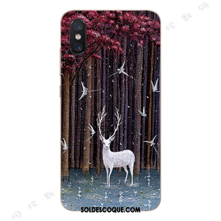 Coque Xiaomi Mi 8 Pro Jeunesse Modèle Fleurie Tout Compris Fluide Doux Étui Soldes