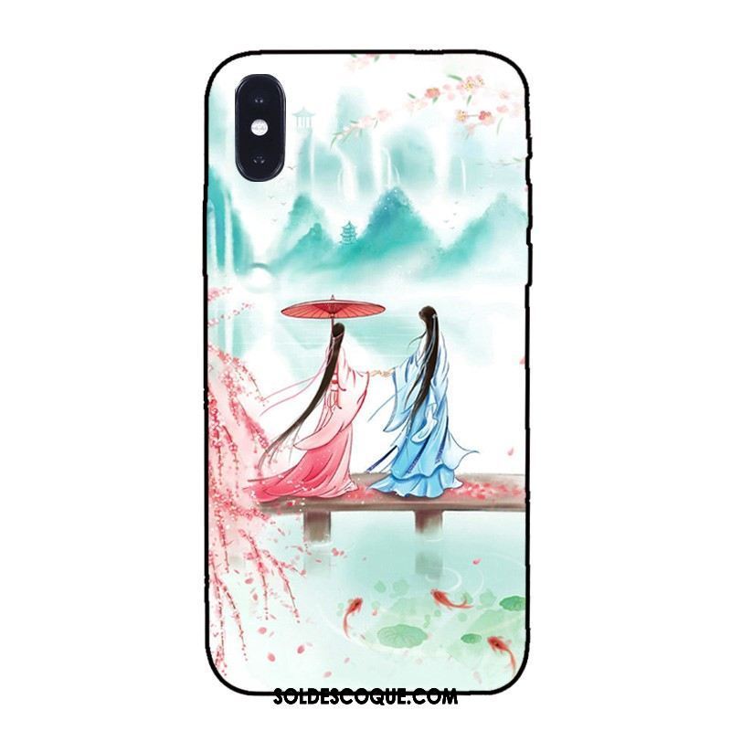 Coque Xiaomi Mi 8 Pro Longue Beau Vert Vent Encre En Vente