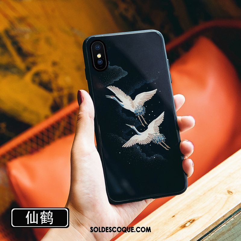 Coque Xiaomi Mi 8 Pro Miroir Protection Marque De Tendance Noir Verre Trempé En Ligne