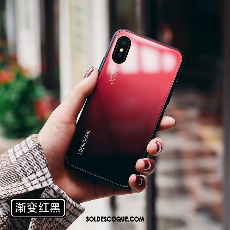 Coque Xiaomi Mi 8 Pro Miroir Protection Marque De Tendance Noir Verre Trempé En Ligne