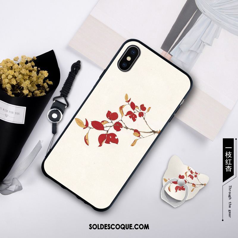 Coque Xiaomi Mi 8 Pro Modèle Fleurie Rose Petit Fluide Doux Téléphone Portable Pas Cher