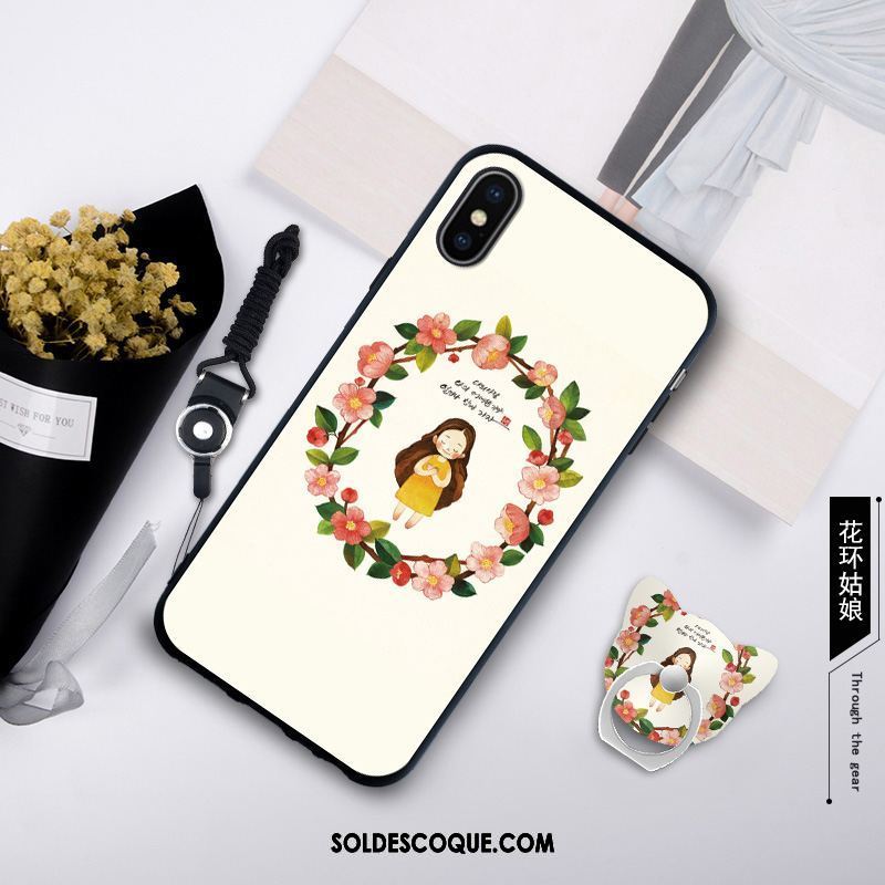 Coque Xiaomi Mi 8 Pro Modèle Fleurie Rose Petit Fluide Doux Téléphone Portable Pas Cher