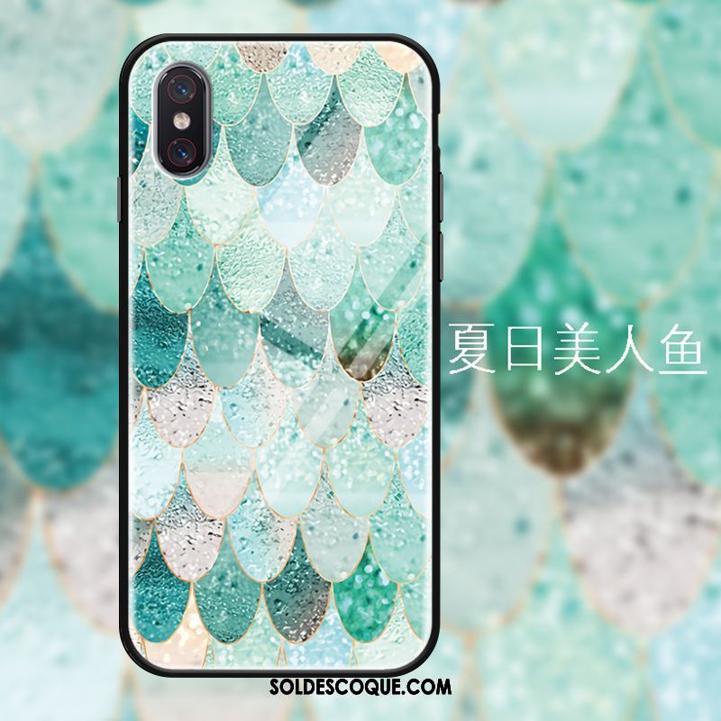 Coque Xiaomi Mi 8 Pro Modèle Fleurie Téléphone Portable Jeunesse Miroir Créatif Pas Cher