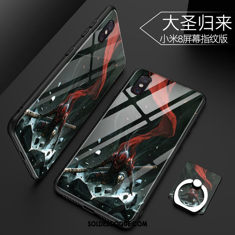 Coque Xiaomi Mi 8 Pro Personnalité Jeunesse Téléphone Portable Net Rouge Petit Soldes