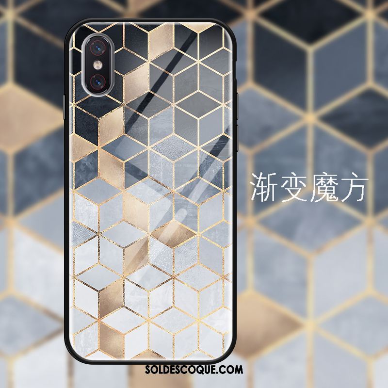 Coque Xiaomi Mi 8 Pro Personnalité Étui Business Simple Petit Pas Cher