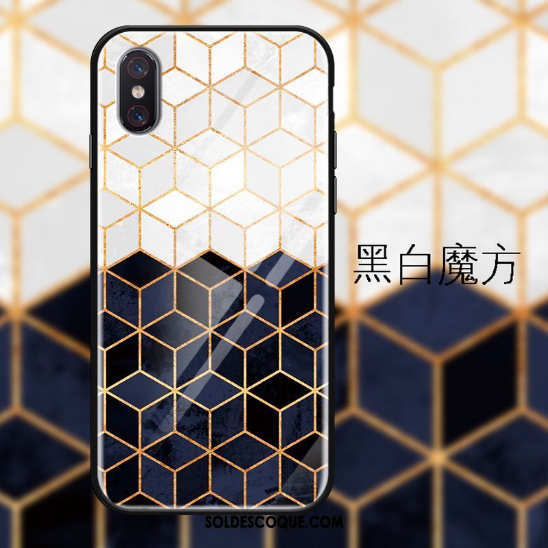 Coque Xiaomi Mi 8 Pro Personnalité Étui Business Simple Petit Pas Cher