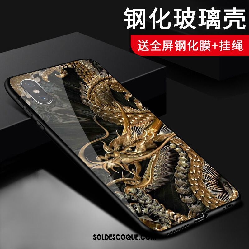 Coque Xiaomi Mi 8 Pro Petit Verre Haute Modèle Fleurie Téléphone Portable Housse En Vente