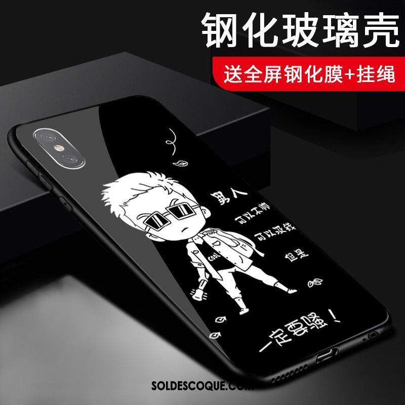 Coque Xiaomi Mi 8 Pro Petit Verre Haute Modèle Fleurie Téléphone Portable Housse En Vente