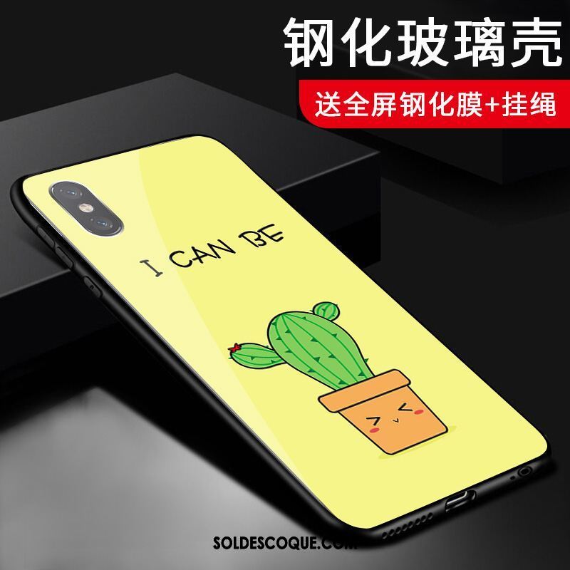 Coque Xiaomi Mi 8 Pro Petit Verre Haute Modèle Fleurie Téléphone Portable Housse En Vente