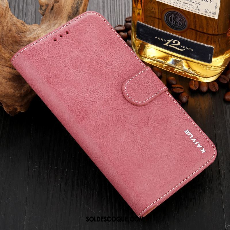 Coque Xiaomi Mi 8 Pro Portefeuille Cuir Véritable Incassable Fluide Doux Étui En Cuir En Vente