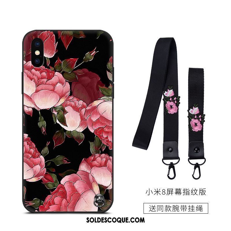 Coque Xiaomi Mi 8 Pro Simple Amoureux Délavé En Daim Petit Jeunesse En Ligne