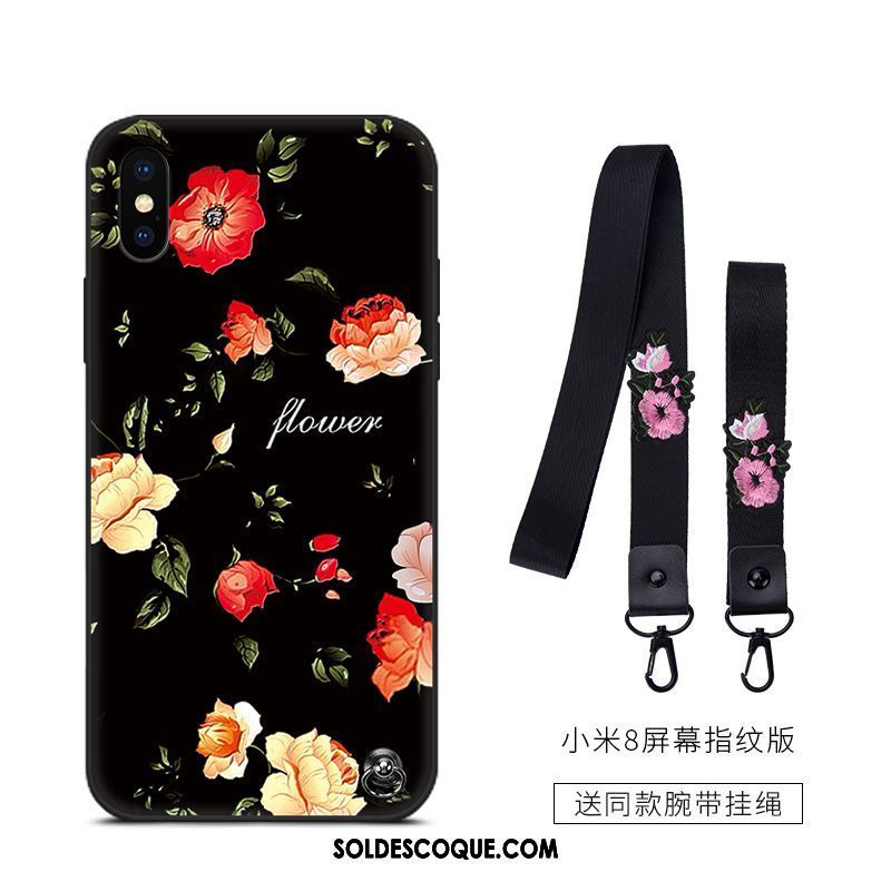 Coque Xiaomi Mi 8 Pro Simple Amoureux Délavé En Daim Petit Jeunesse En Ligne