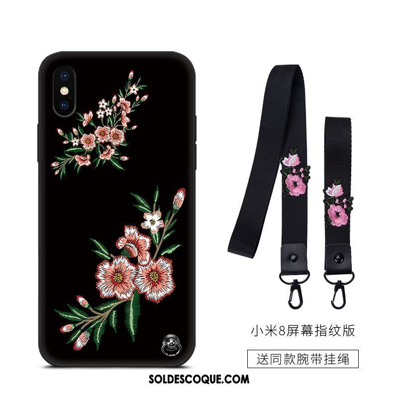Coque Xiaomi Mi 8 Pro Simple Amoureux Délavé En Daim Petit Jeunesse En Ligne