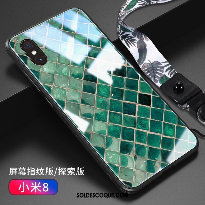 Coque Xiaomi Mi 8 Pro Très Mince Amoureux Vent Clair Silicone Pas Cher