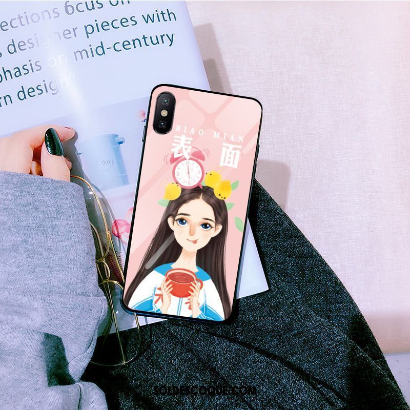 Coque Xiaomi Mi 8 Pro Téléphone Portable Créatif Modèle Fleurie Incassable Jeunesse Soldes