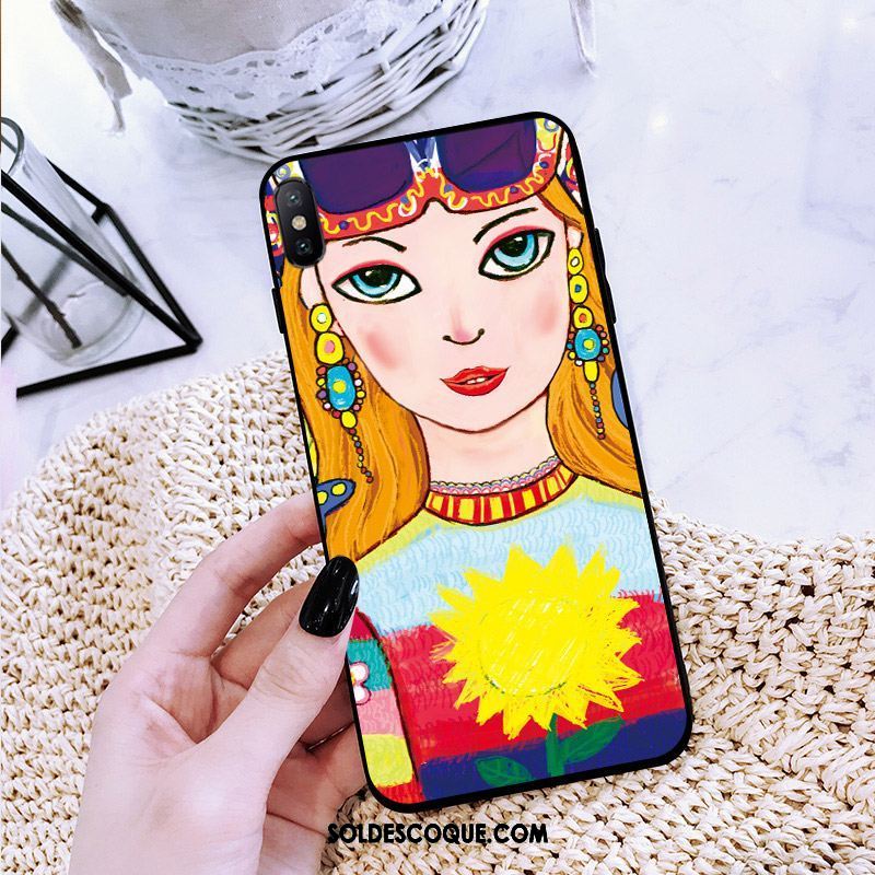 Coque Xiaomi Mi 8 Pro Téléphone Portable Créatif Modèle Fleurie Incassable Jeunesse Soldes