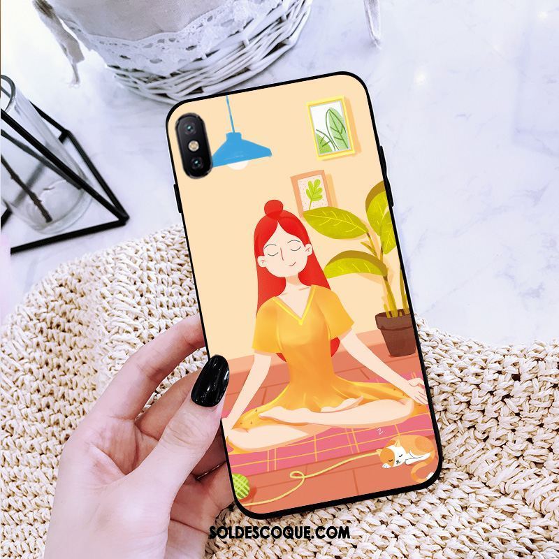 Coque Xiaomi Mi 8 Pro Téléphone Portable Créatif Modèle Fleurie Incassable Jeunesse Soldes