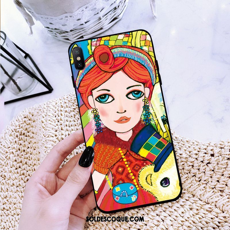 Coque Xiaomi Mi 8 Pro Téléphone Portable Créatif Modèle Fleurie Incassable Jeunesse Soldes