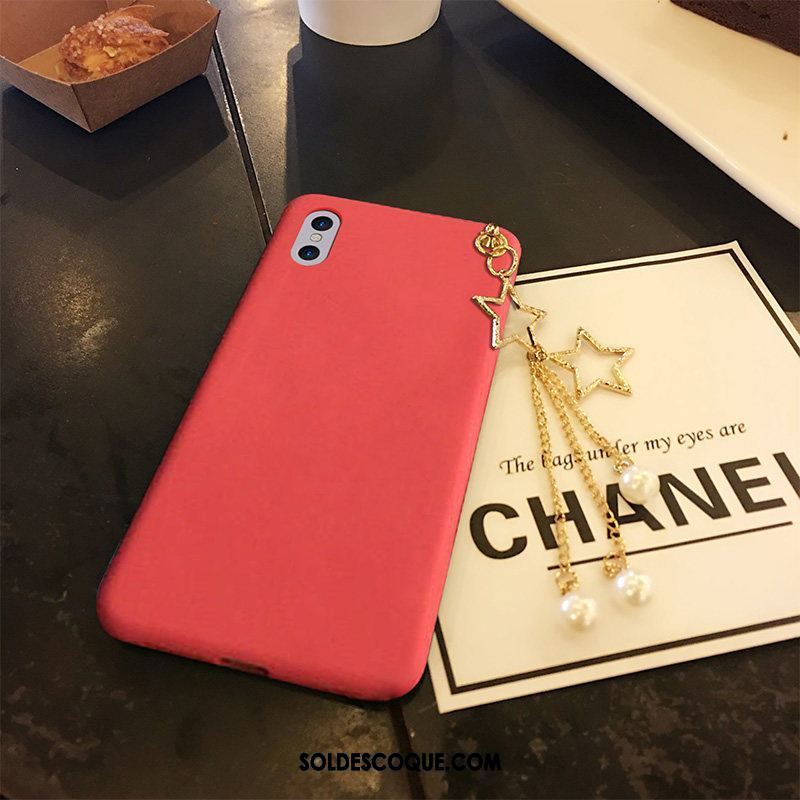 Coque Xiaomi Mi 8 Pro Téléphone Portable Délavé En Daim Transparent Créatif Étui En Ligne