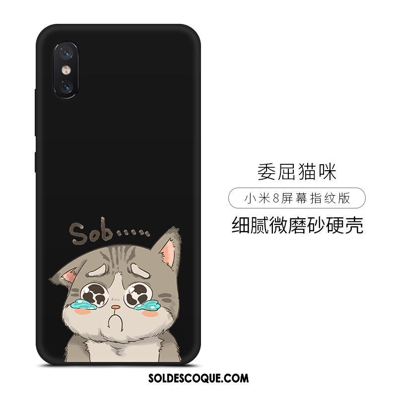 Coque Xiaomi Mi 8 Pro Téléphone Portable Simple Personnalité Tendance Protection Soldes