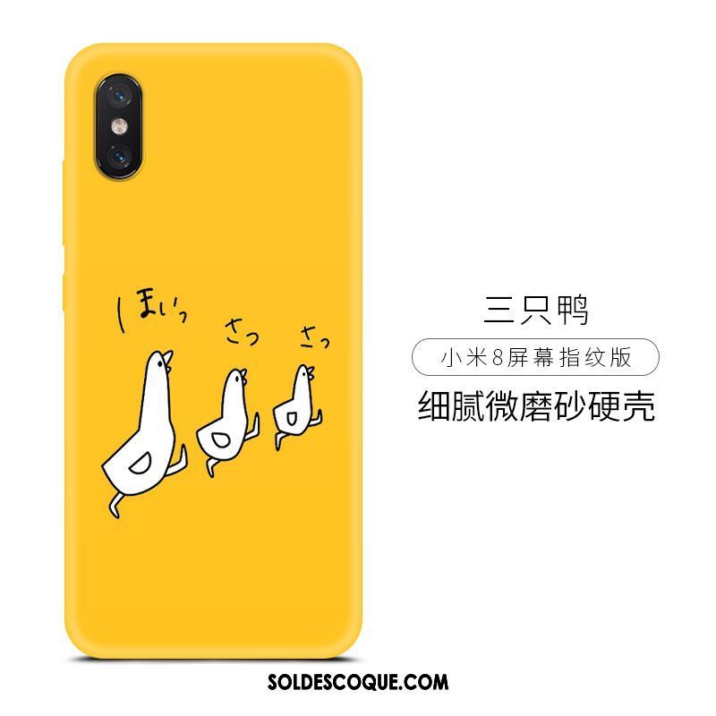 Coque Xiaomi Mi 8 Pro Téléphone Portable Simple Personnalité Tendance Protection Soldes