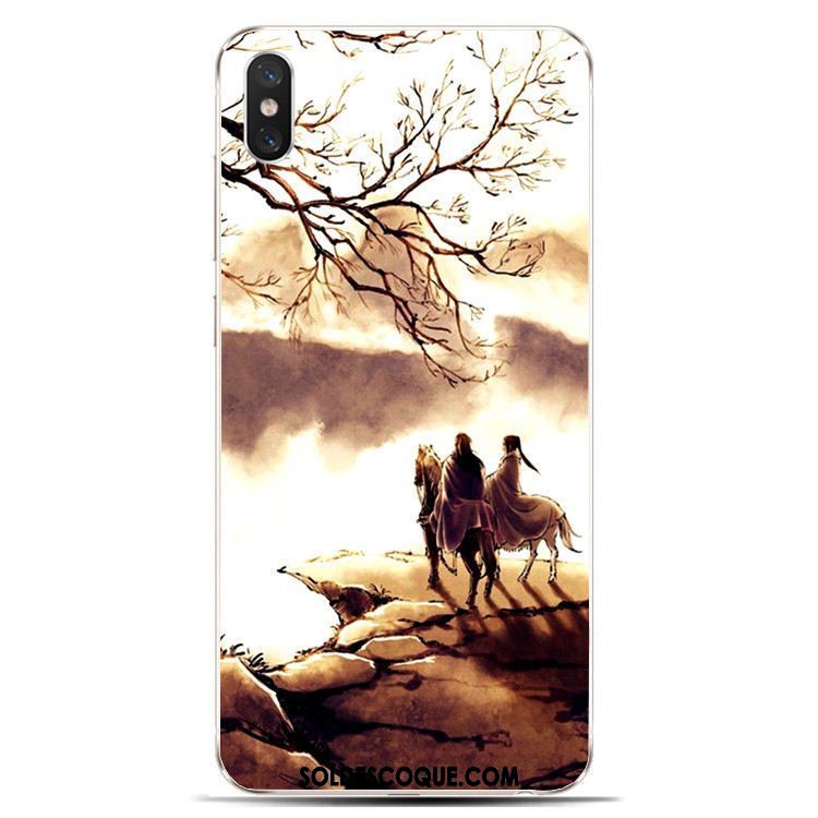 Coque Xiaomi Mi 8 Pro Étui Amoureux Fluide Doux Téléphone Portable Protection Housse Soldes