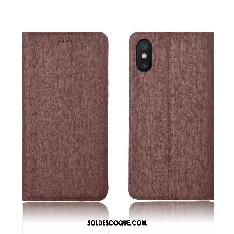 Coque Xiaomi Mi 8 Pro Étui En Cuir Protection Clamshell Tout Compris Silicone Housse En Ligne