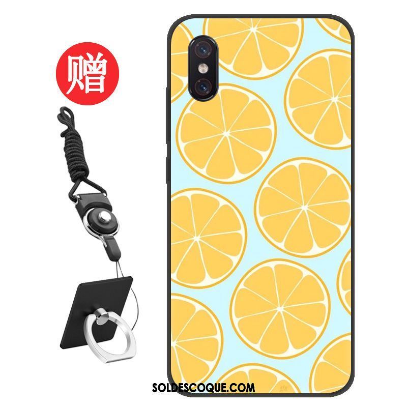 Coque Xiaomi Mi 8 Pro Étui Personnalité Membrane Modèle Fleurie Bleu Soldes