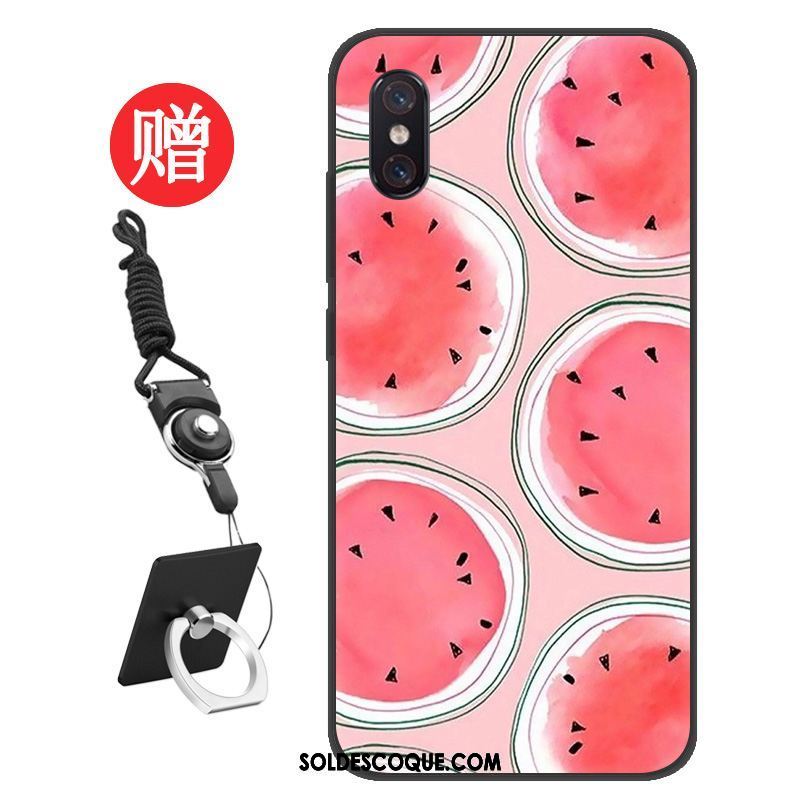 Coque Xiaomi Mi 8 Pro Étui Personnalité Membrane Modèle Fleurie Bleu Soldes