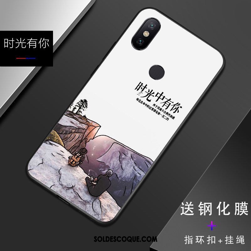 Coque Xiaomi Mi 8 Protection Bleu Petit Incassable Téléphone Portable Pas Cher