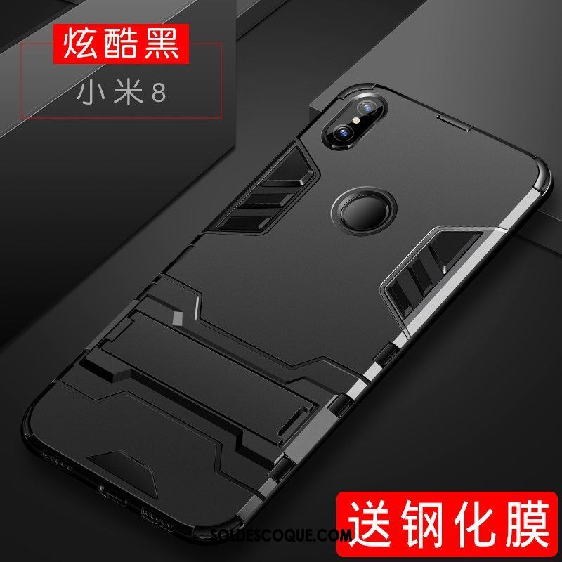 Coque Xiaomi Mi 8 Protection Délavé En Daim Très Mince Silicone Étui Pas Cher