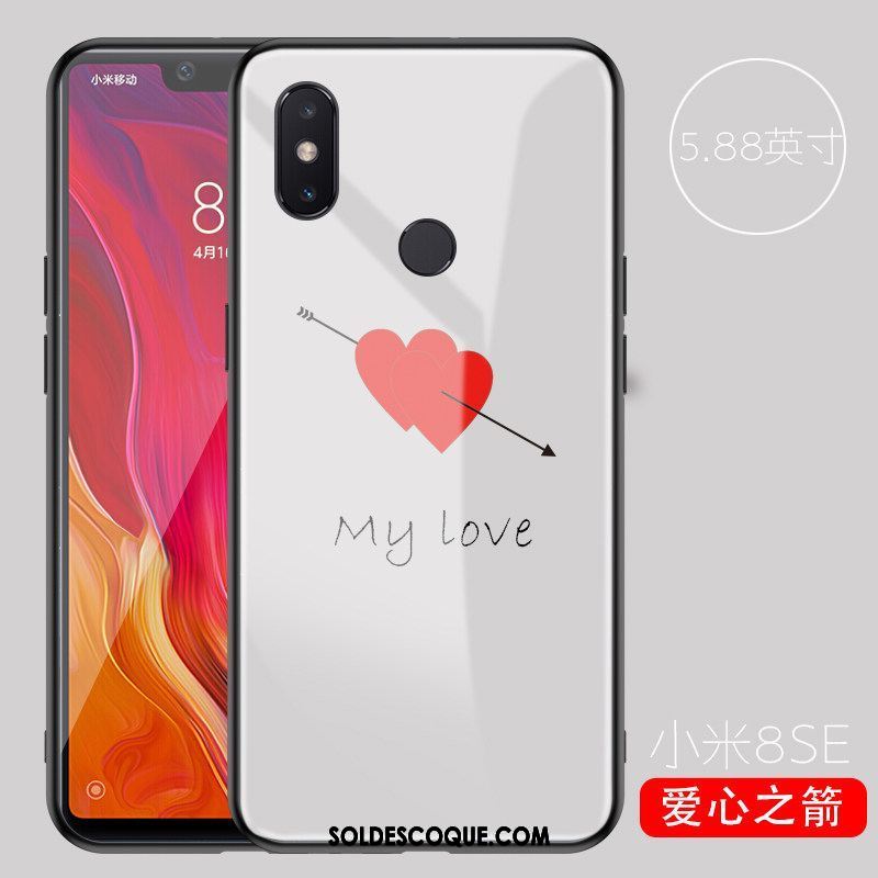 Coque Xiaomi Mi 8 Se Amoureux Personnalité Petit Silicone Tout Compris Soldes