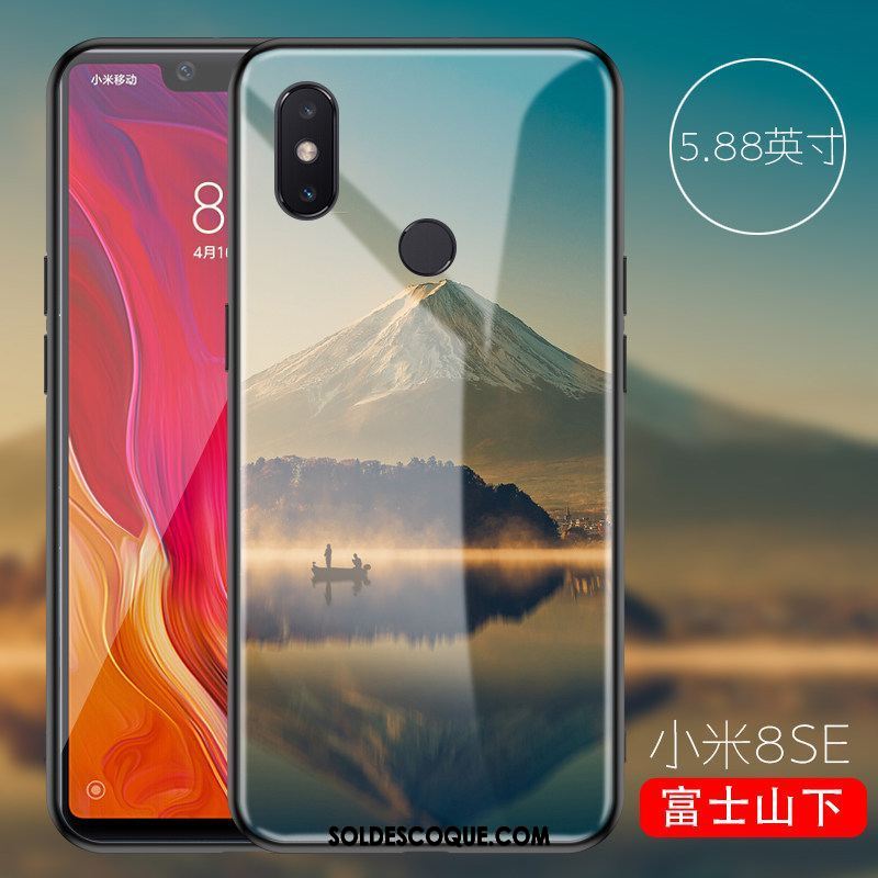 Coque Xiaomi Mi 8 Se Amoureux Personnalité Petit Silicone Tout Compris Soldes