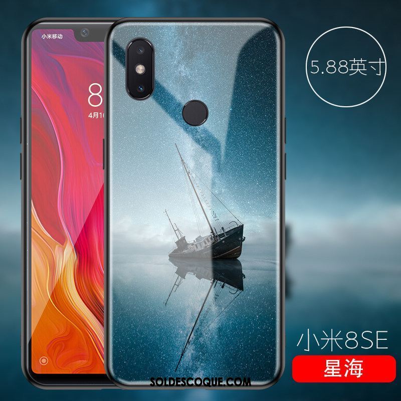 Coque Xiaomi Mi 8 Se Amoureux Personnalité Petit Silicone Tout Compris Soldes