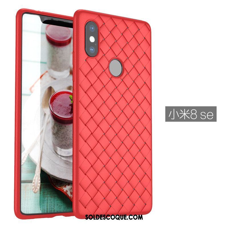 Coque Xiaomi Mi 8 Se Antidérapant Téléphone Portable Protection Modèle Fleurie Respirant Pas Cher
