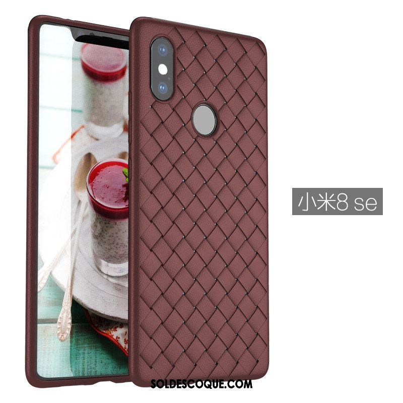 Coque Xiaomi Mi 8 Se Antidérapant Téléphone Portable Protection Modèle Fleurie Respirant Pas Cher