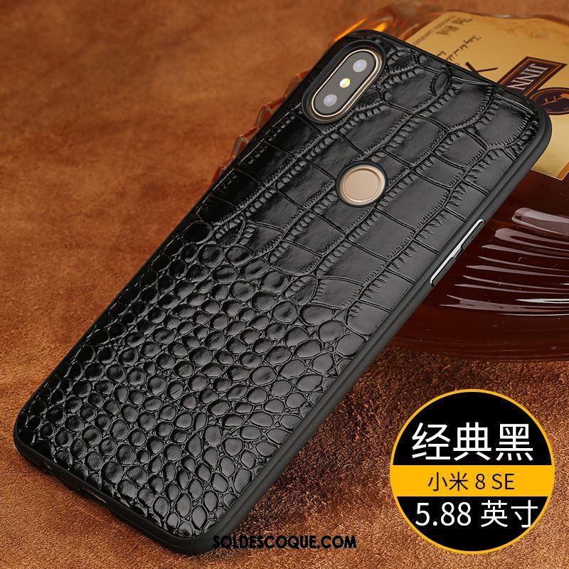 Coque Xiaomi Mi 8 Se Crocodile Modèle Protection Téléphone Portable Marque De Tendance Luxe Pas Cher