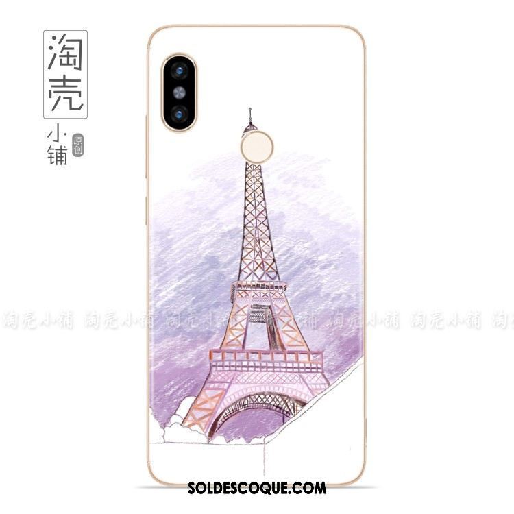 Coque Xiaomi Mi 8 Se Créatif Amoureux Noir Couleur Petit Housse Pas Cher