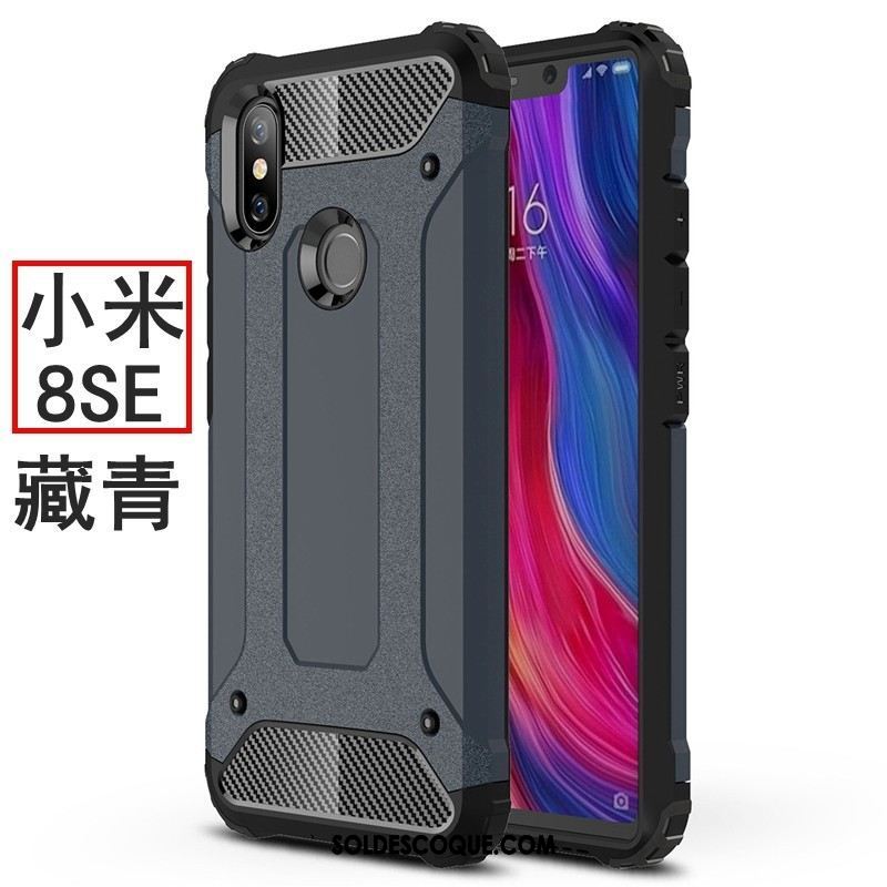 Coque Xiaomi Mi 8 Se Créatif Tout Compris Bleu Fluide Doux Étui En Vente