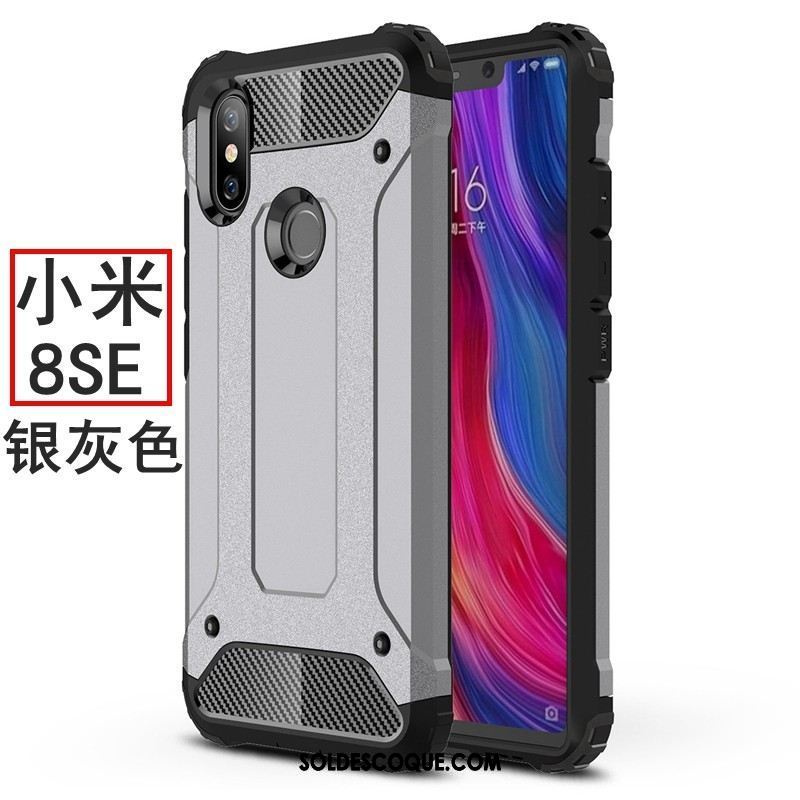 Coque Xiaomi Mi 8 Se Créatif Tout Compris Bleu Fluide Doux Étui En Vente