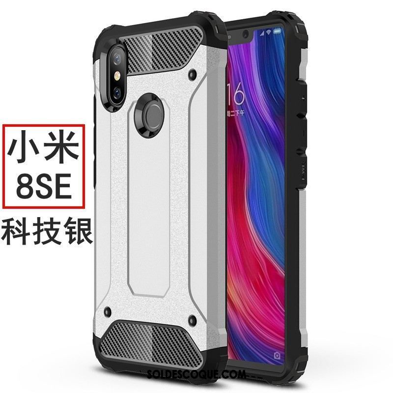 Coque Xiaomi Mi 8 Se Créatif Tout Compris Bleu Fluide Doux Étui En Vente