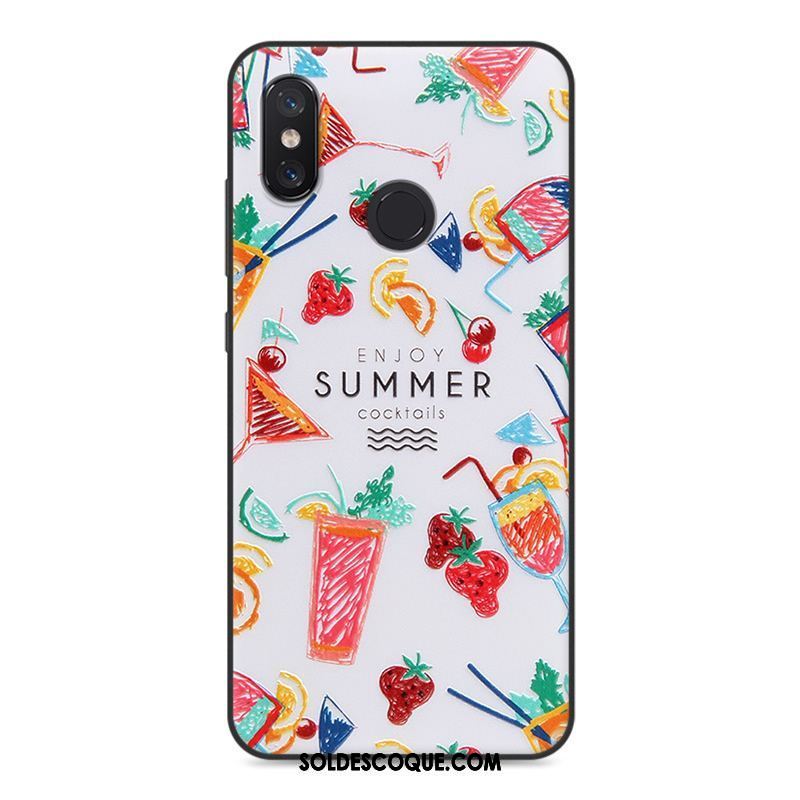 Coque Xiaomi Mi 8 Se Dessin Animé Incassable Téléphone Portable Fluide Doux Bleu France