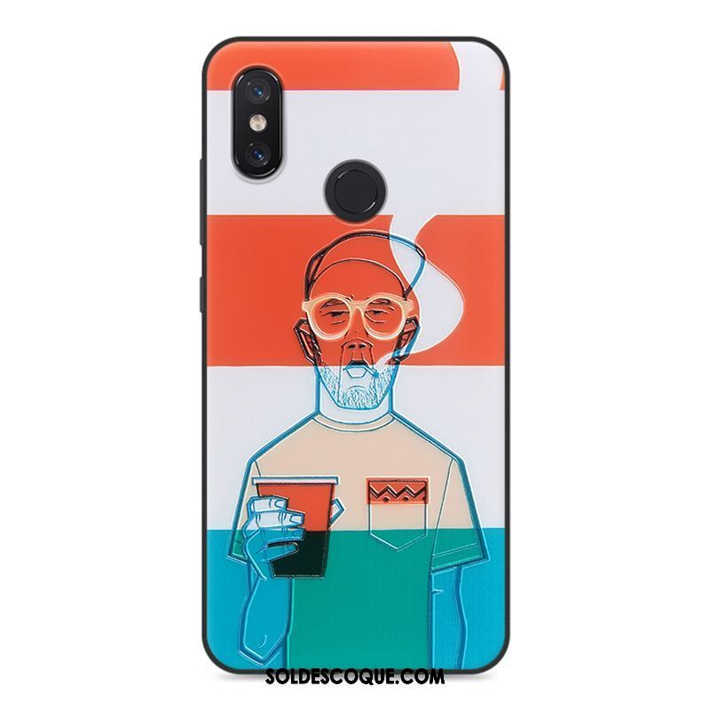 Coque Xiaomi Mi 8 Se Dessin Animé Incassable Téléphone Portable Fluide Doux Bleu France