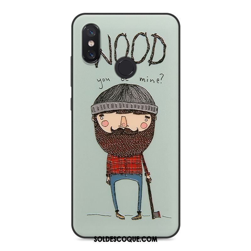 Coque Xiaomi Mi 8 Se Dessin Animé Incassable Téléphone Portable Fluide Doux Bleu France