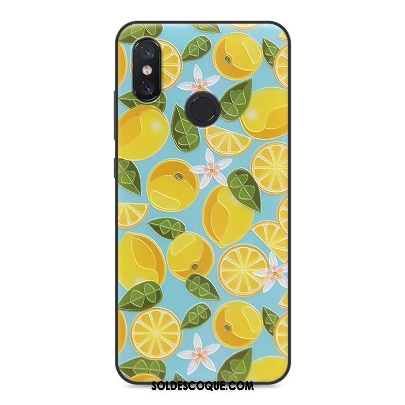 Coque Xiaomi Mi 8 Se Dessin Animé Incassable Téléphone Portable Fluide Doux Bleu France