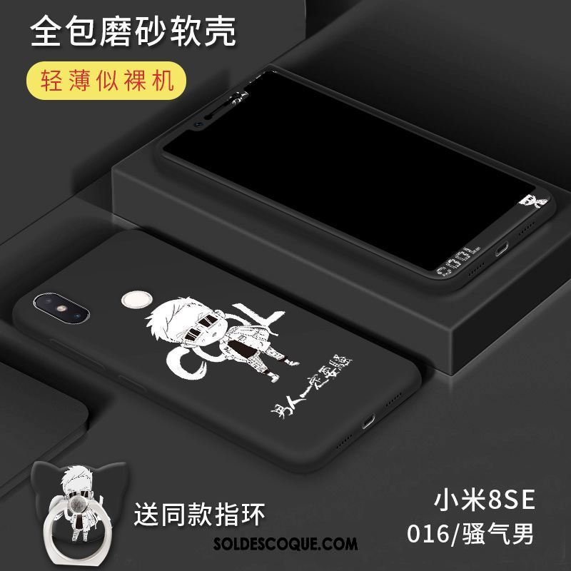 Coque Xiaomi Mi 8 Se Délavé En Daim Incassable Personnalité Téléphone Portable Petit Pas Cher
