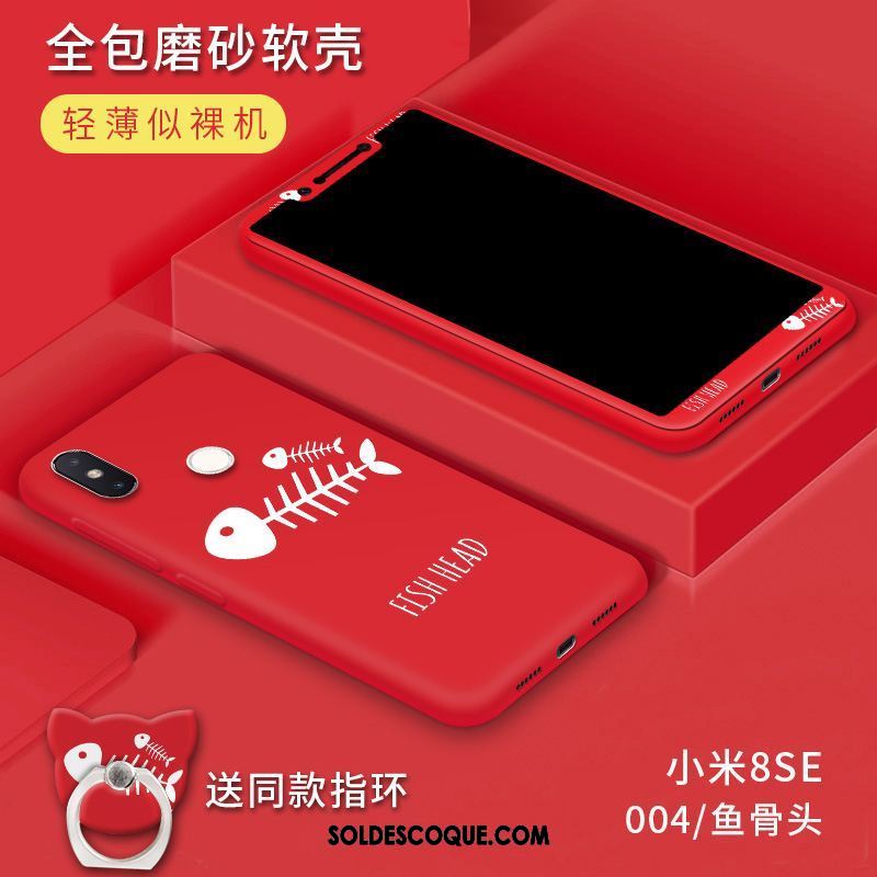 Coque Xiaomi Mi 8 Se Délavé En Daim Incassable Personnalité Téléphone Portable Petit Pas Cher